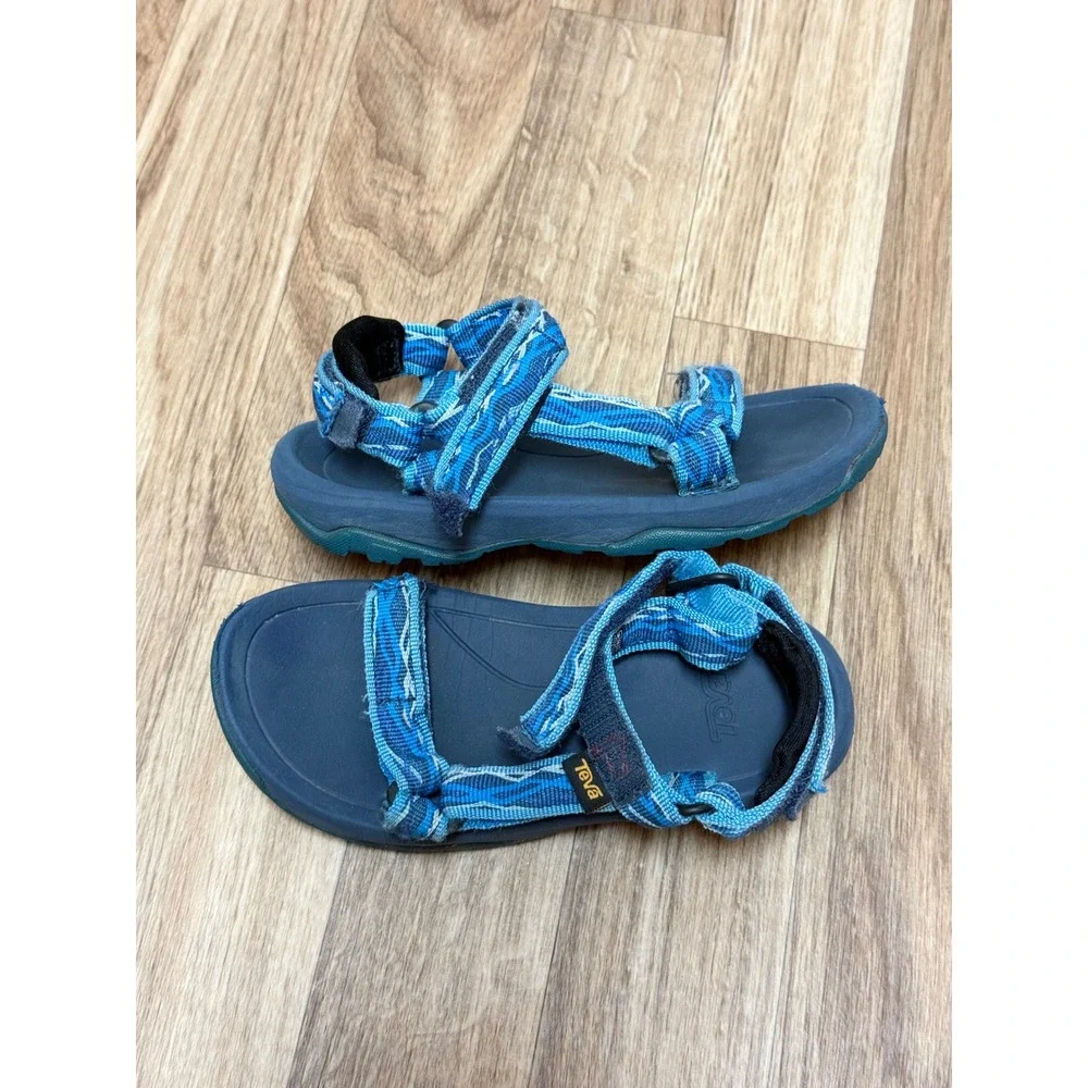 Teva Kids Hurricane XLT2 Blue Wave Sport Sandals 1019390T Size 10C